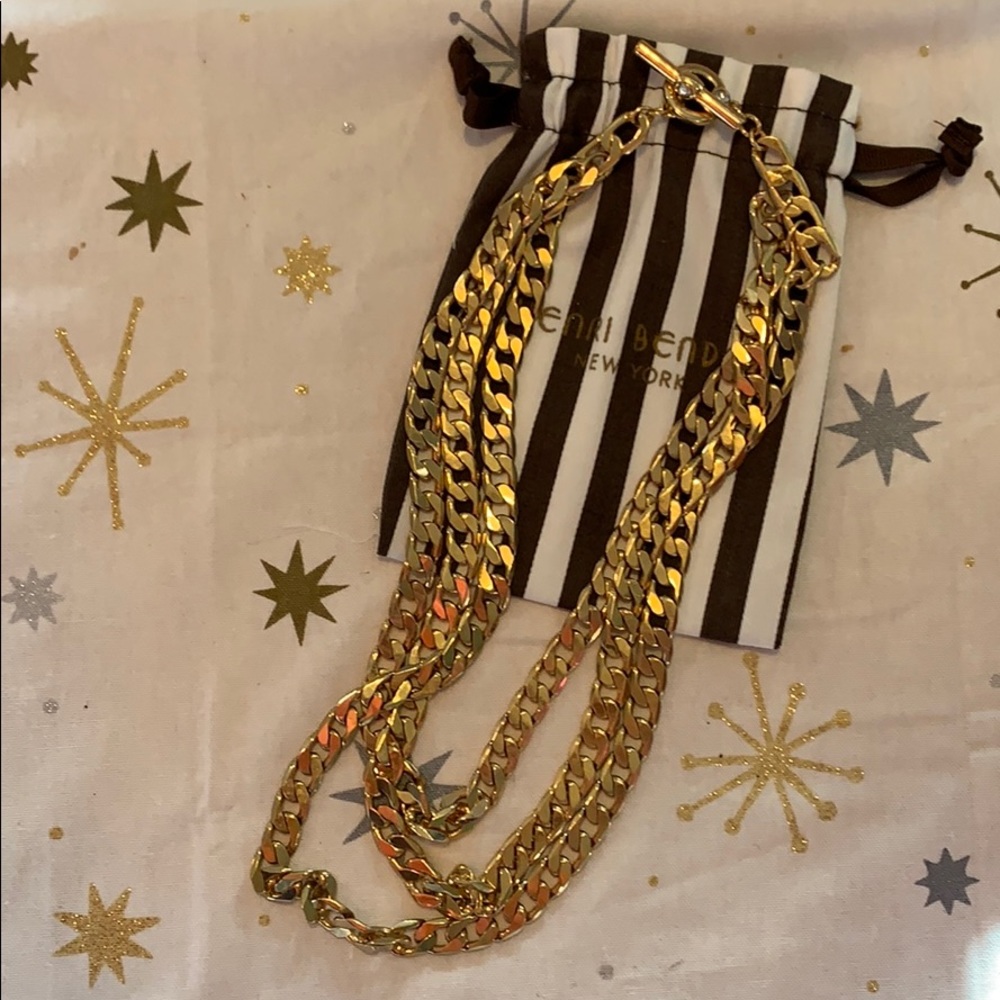 Henri BENDEL gold chain necklace